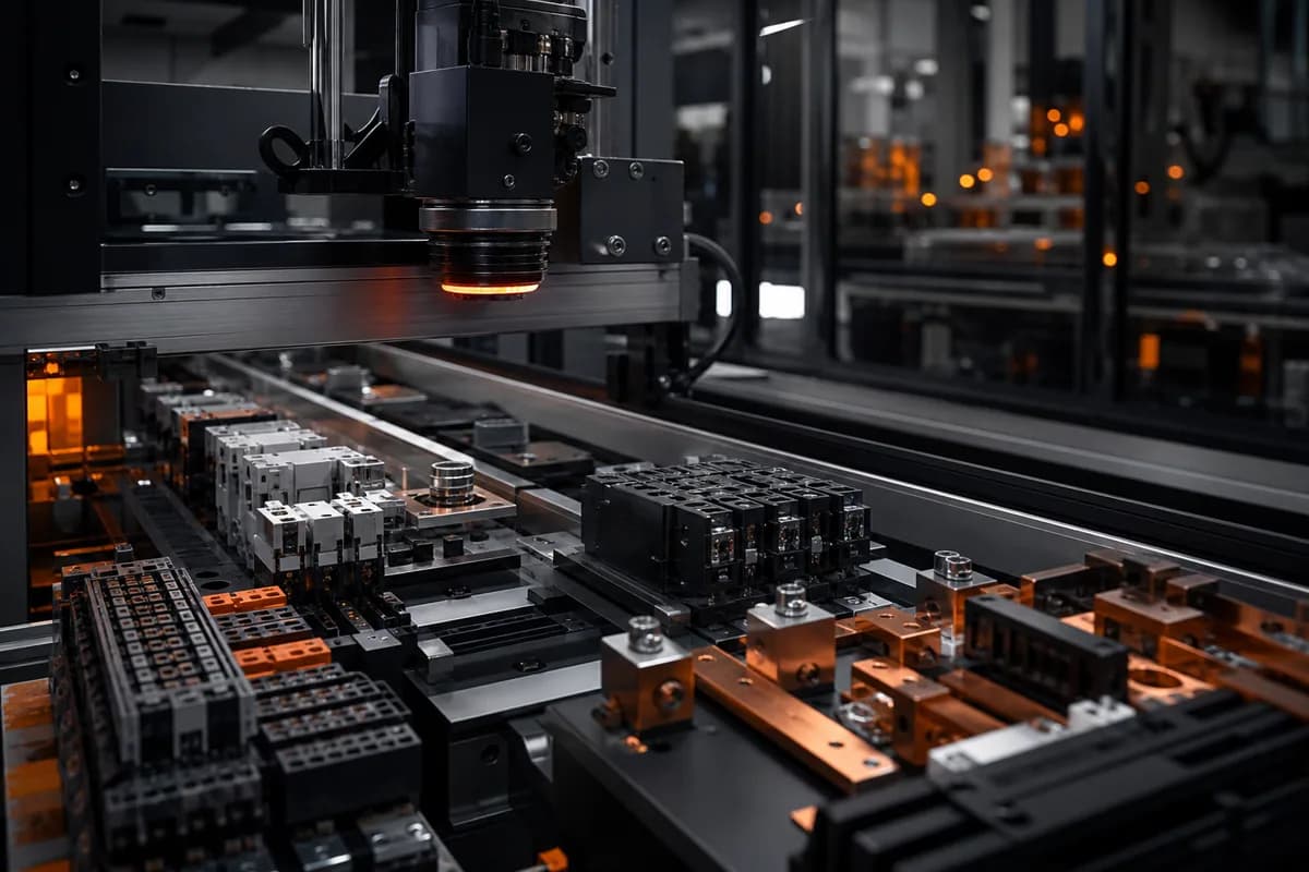 Industrial electrical components under automated optical inspection