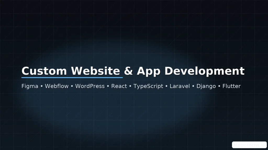 custom website and applicationo development dfw tx