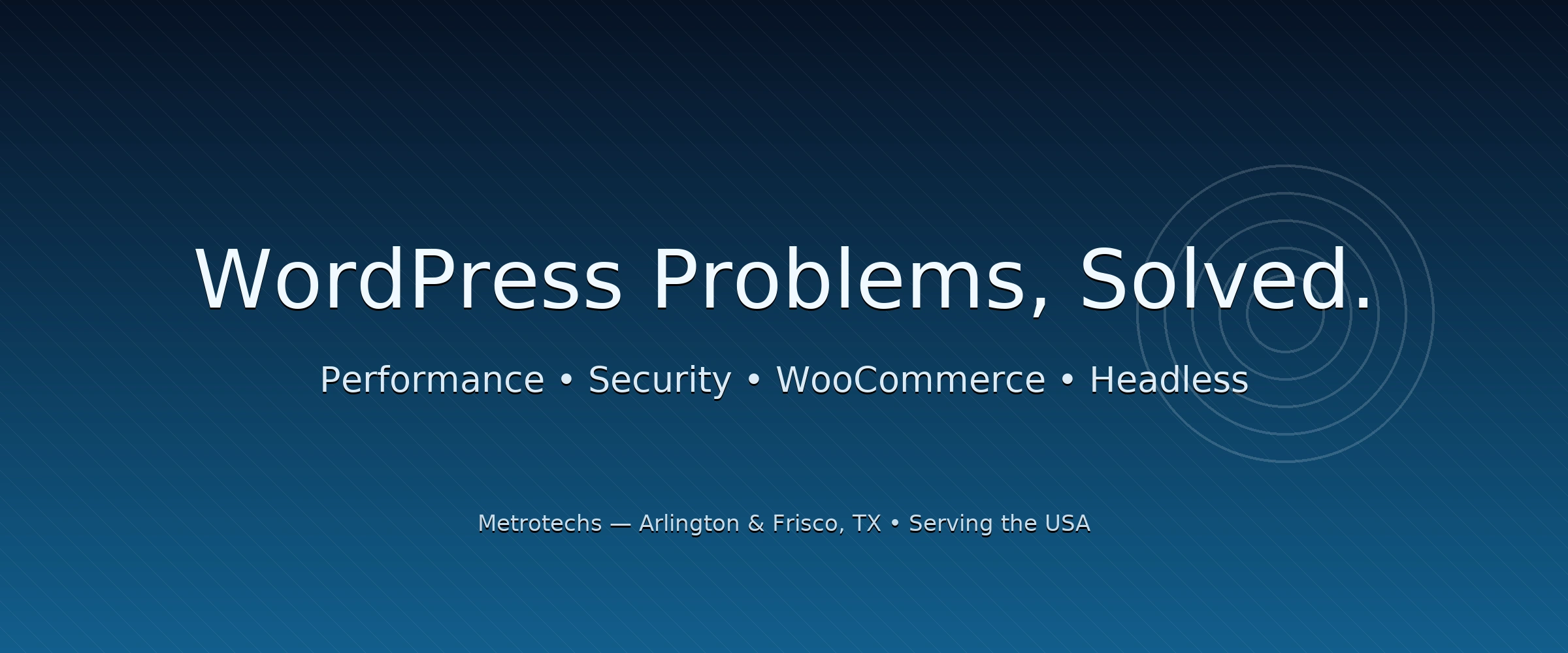 WordPress Problems, Solved: How Metrotechs Restores Performance, Security, and Confidence