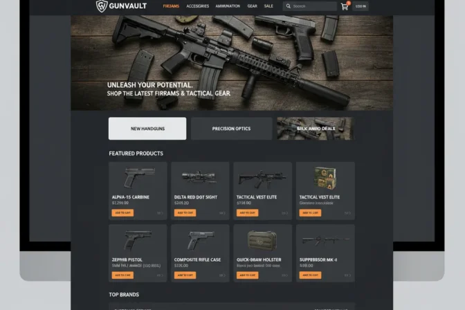 E-Commerce Built for Firearms and Accessories