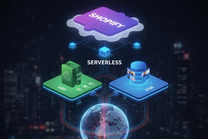 The Modern Ecommerce Stack Manufacturers Actually Need: Shopify + Serverless + ERP + PIM + Real Data