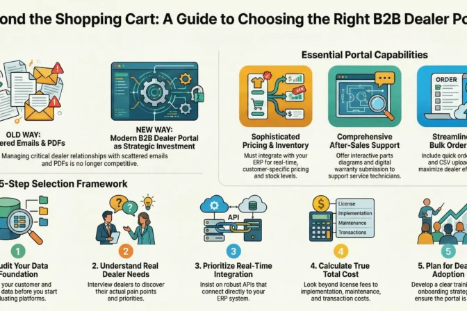 Selecting the Right B2B Dealer Portal: A Strategic Guide